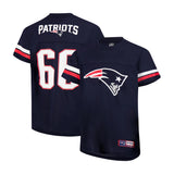 Ultra Game Youth NFL Official Super Soft Mesh Jersey T-Shirt | New England Patriots