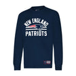 Ultra Game Youth NFL Official Super Soft Supreme Long Sleeve T-Shirt | New England Patriots