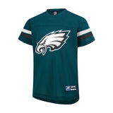 Ultra Game Youth NFL Official Super Soft Mesh Jersey T-Shirt | Philadelphia Eagles
