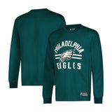 Ultra Game Youth NFL Official Super Soft Supreme Long Sleeve T-Shirt | Philadelphia Eagles