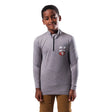 Ultra Game Youth NFL Official Super Soft Quarter Zip Long Sleeve T-Shirt | San Francisco 49ers