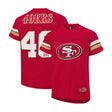 Ultra Game Youth NFL Official Super Soft Mesh Jersey T-Shirt | San Francisco 49ers