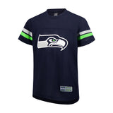 Ultra Game Youth NFL Official Super Soft Mesh Jersey T-Shirt | Seattle Seahawks