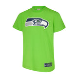 Ultra Game Youth NFL Official Super Soft T-Shirt & Hoodie Sweatshirt Set (Sizes 8 to 18-20) | Seattle Seahawks