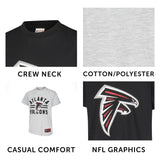 Ultra Game Youth NFL Official Super Soft 2 Pack T-Shirt Set | Denver Broncos