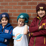 Ultra Game Youth NFL Official Super Soft Marl Knit Winter Beanie Knit Hat with Extra Warm Touch Screen Gloves | Seattle Seahawks