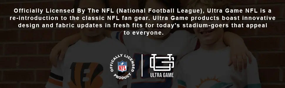 ultra game youth nfl official team color super soft mesh jersey tshirt banner 3