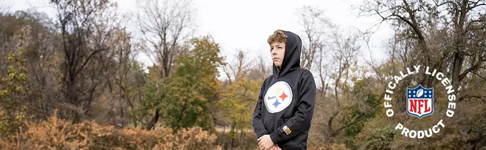 ultra game youth nfl official team color super soft premium hoodie sweatshirt banner 2