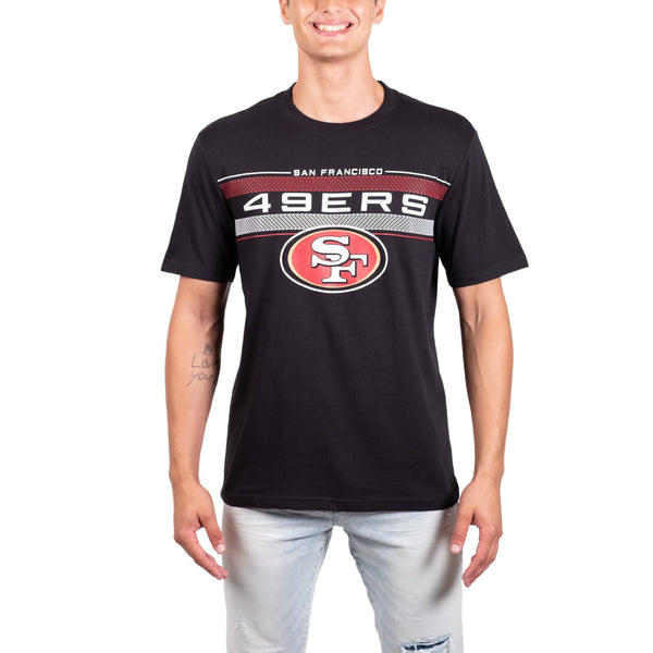 Ultra Game NFL San Francisco 49ers Mens Super Soft Ultimate Game Day Crew Neck T-Shirt|San Francisco 49ers