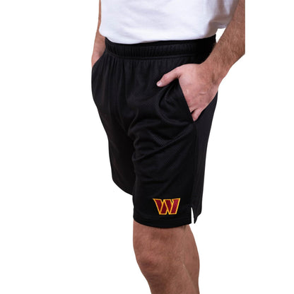 Ultra Game NFL Washington Commanders Mens 7 Inch Soft Mesh Active Training Shorts|Washington Commanders - UltraGameShop