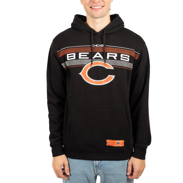 Ultra Game NFL Chicago Bears Mens Super Soft Supreme Pullover Hoodie Sweatshirt|Chicago Bears
