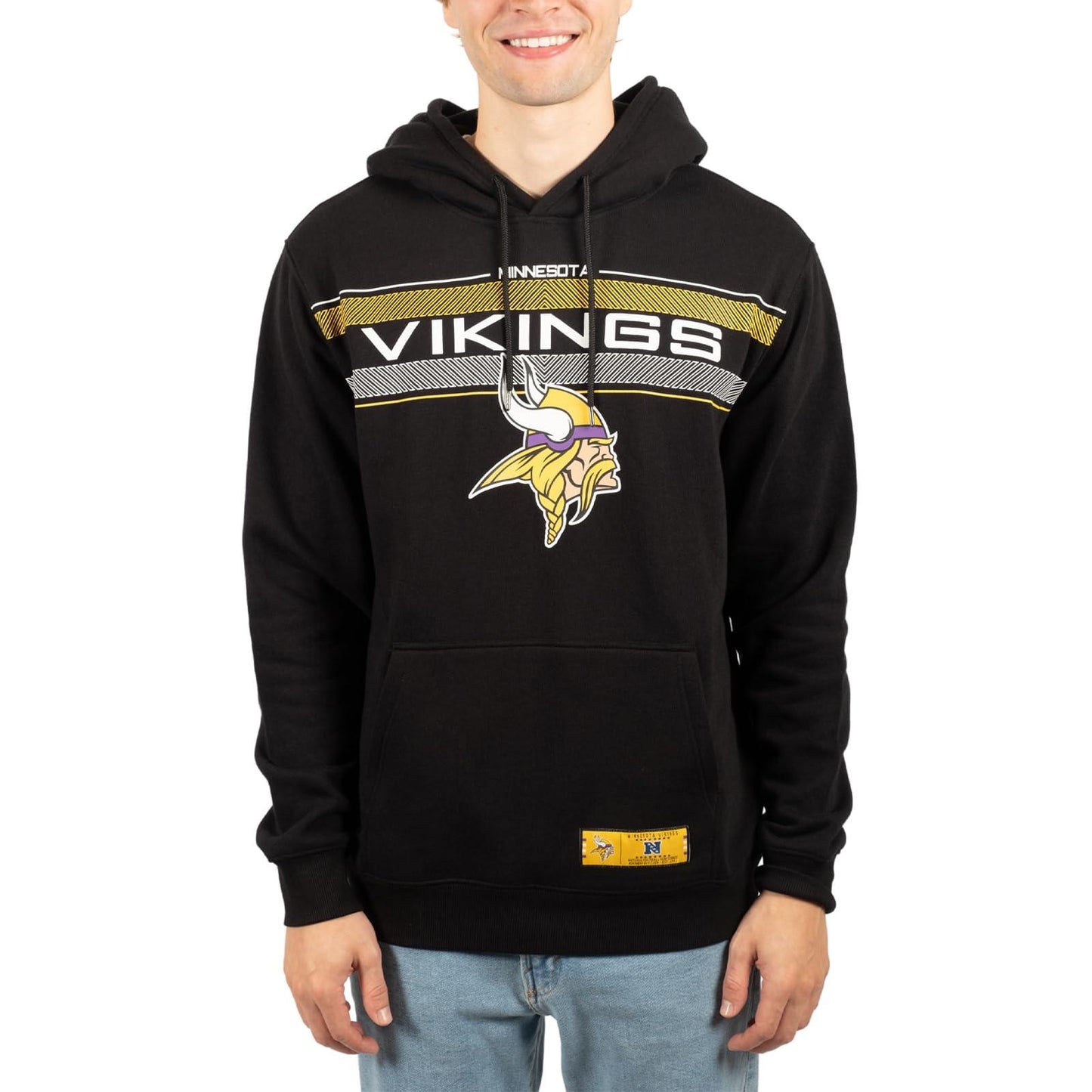 Ultra Game NFL Minnesota Vikings Mens Super Soft Supreme Pullover Hoodie Sweatshirt|Minnesota Vikings - UltraGameShop