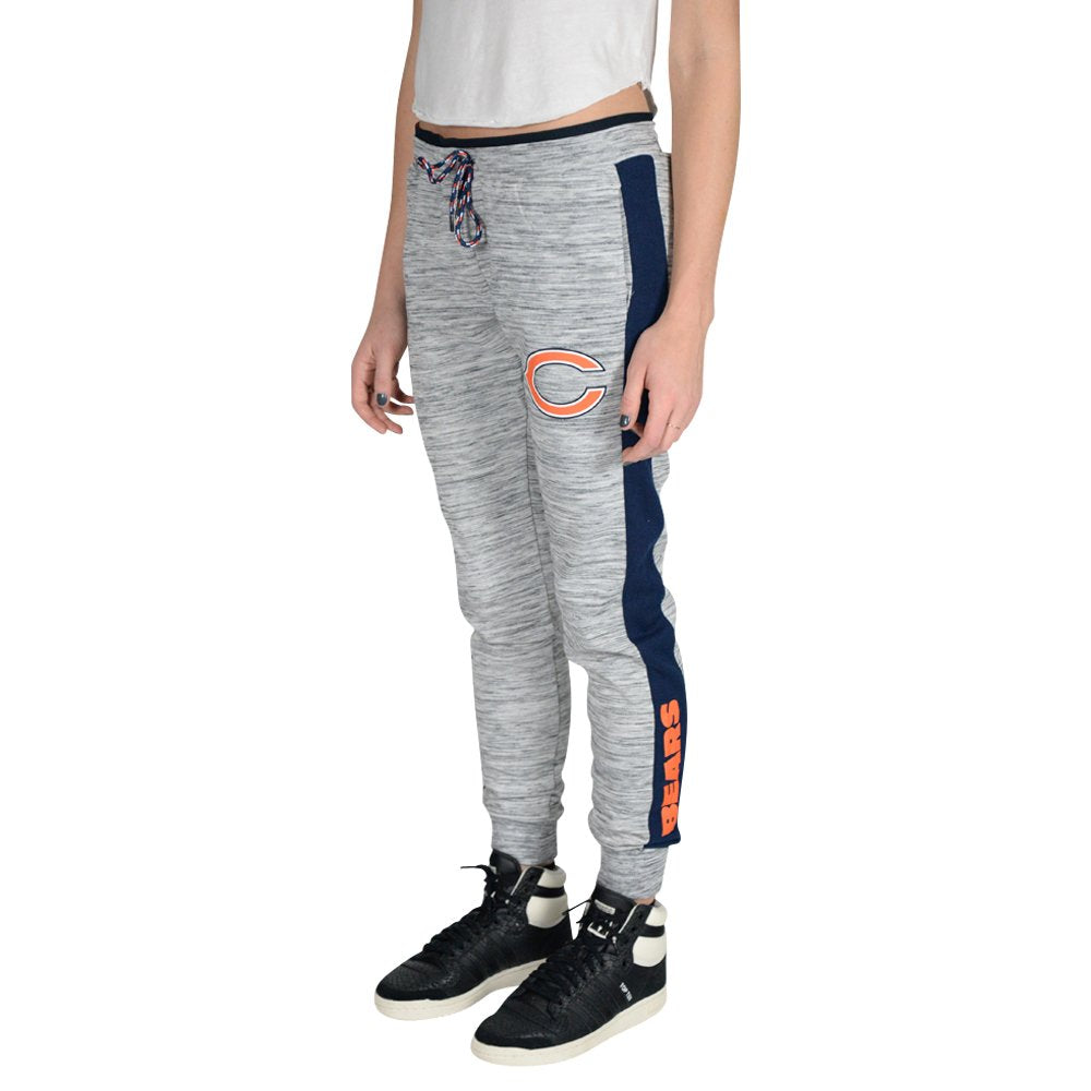 Ultra Game NFL Chicago Bears Womens Active Soft Fleece Jogger Sweatpants|Chicago Bears