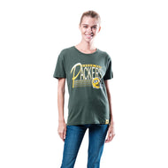Ultra Game NFL Green Bay Packers Womens Scoop Neck Short Sleeve Tee Shirt|Green Bay Packers