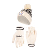 Ultra Game NFL Pittsburgh Steelers Womens Super Soft Cable Knit Winter Beanie Knit Hat with Extra Warm Touch Screen Gloves|Pittsburgh Steelers - UltraGameShop