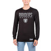 Ultra Game NFL Las Vegas Raiders Mens Active Lightweight Quick Dry Long Sleeve T-Shirt|Las Vegas Raiders