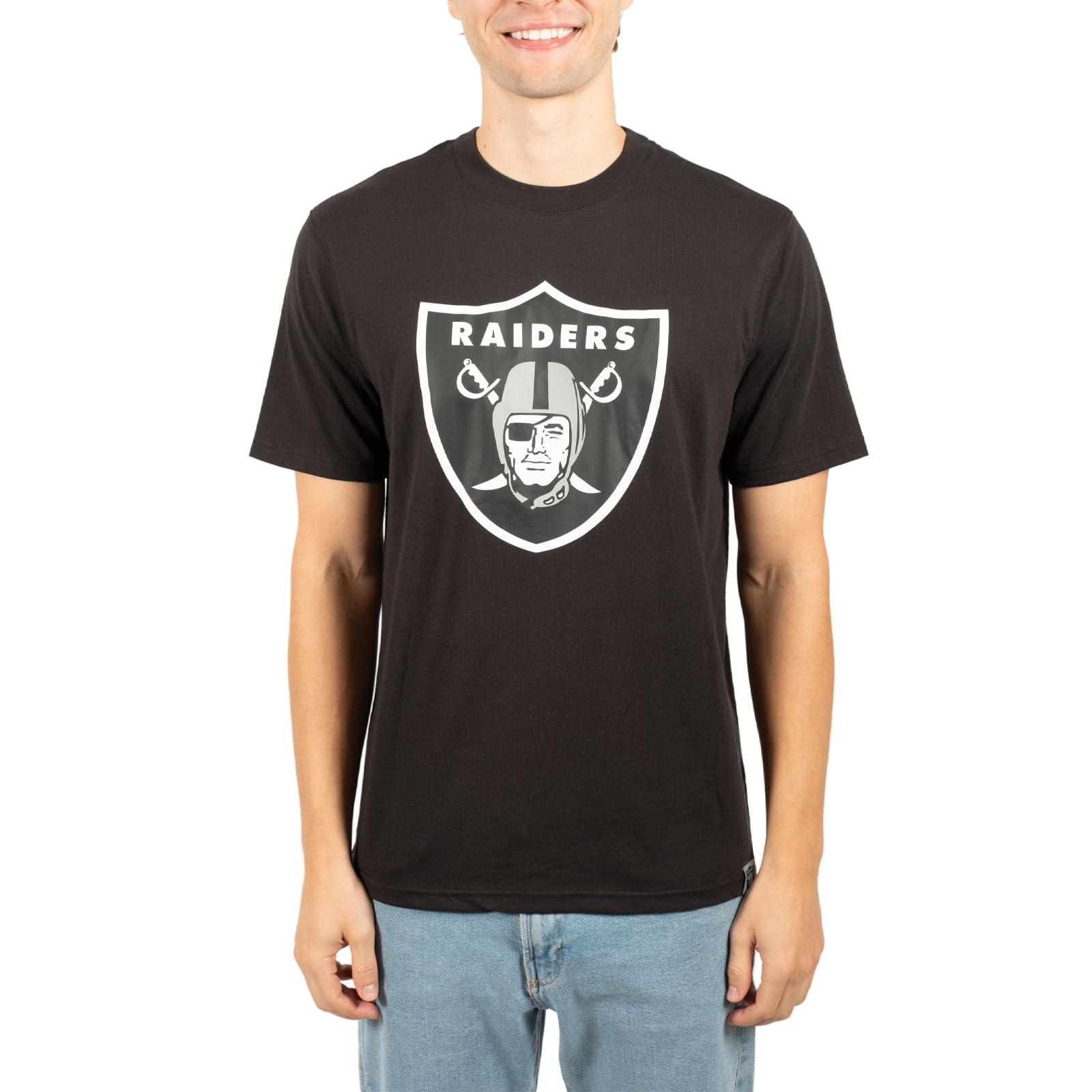 Ultra Game NFL Las Vegas Raiders Mens Super Soft Ultimate Team Logo T-Shirt|Las Vegas Raiders - UltraGameShop