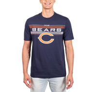Ultra Game NFL Chicago Bears Mens Super Soft Ultimate Game Day Crew Neck T-Shirt|Chicago Bears