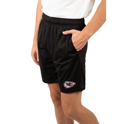 Ultra Game NFL Kansas City Chiefs Mens 7 Inch Soft Mesh Active Training Shorts|Kansas City Chiefs - UltraGameShop