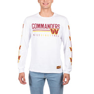 Ultra Game NFL Washington Commanders Mens Super Soft Supreme Long Sleeve T-Shirt|Washington Commanders
