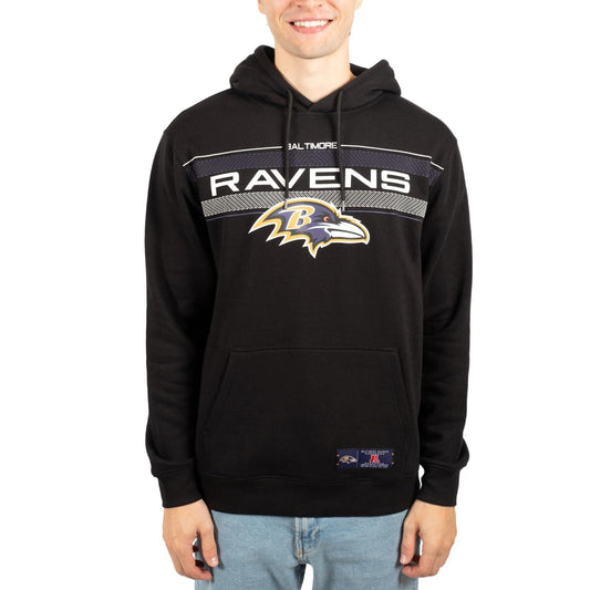 Ultra Game NFL Baltimore Ravens Mens Super Soft Supreme Pullover Hoodie Sweatshirt|Baltimore Ravens - UltraGameShop