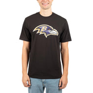 Ultra Game NFL Baltimore Ravens Mens Super Soft Ultimate Team Logo T-Shirt|Baltimore Ravens