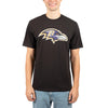 Ultra Game NFL Baltimore Ravens Mens Super Soft Ultimate Team Logo T-Shirt|Baltimore Ravens