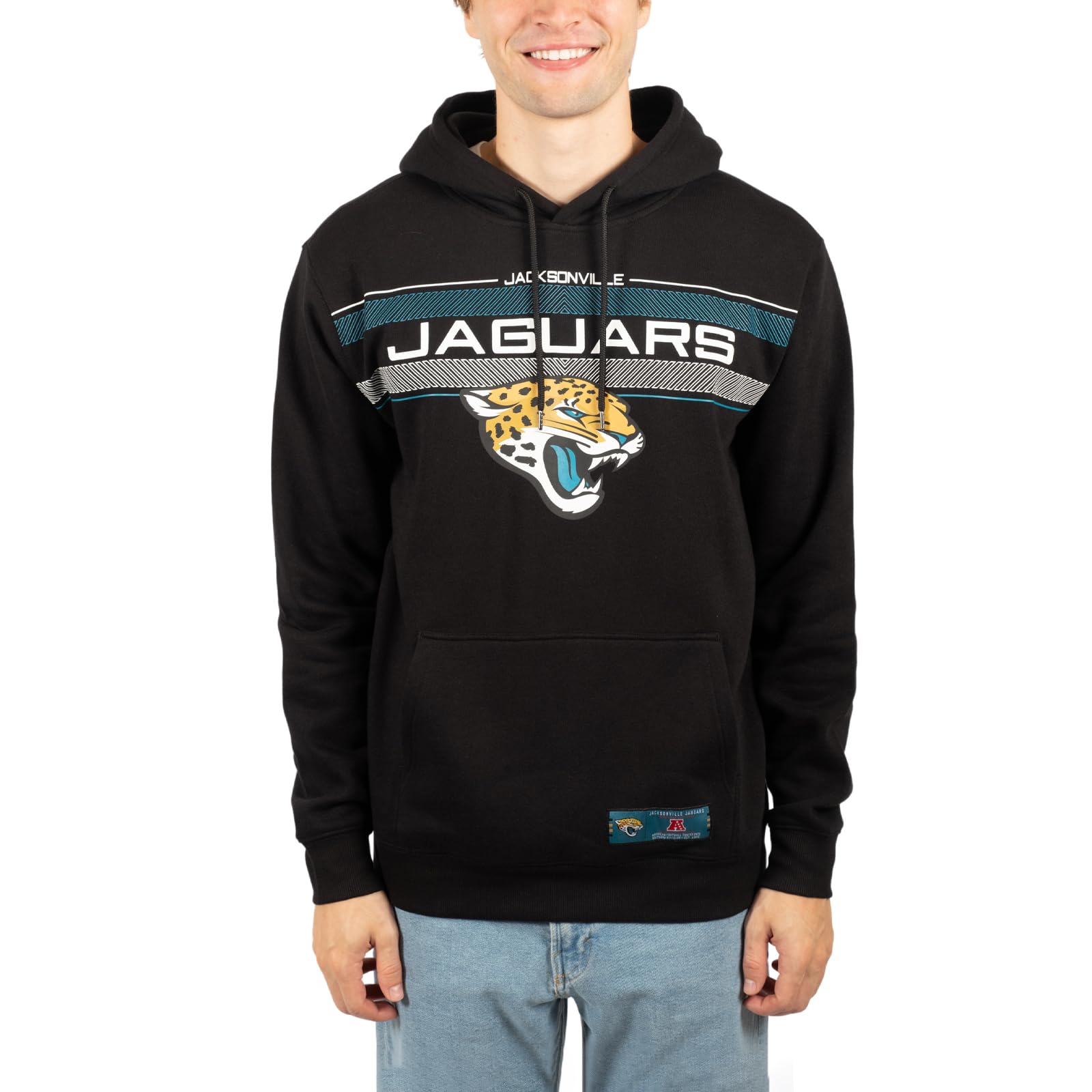 Ultra Game NFL Jacksonville Jaguars Mens Super Soft Supreme Pullover Hoodie Sweatshirt|Jacksonville Jaguars - UltraGameShop