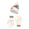 Ultra Game NFL Cincinnati Bengals Womens Super Soft Cable Knit Winter Beanie Knit Hat with Extra Warm Touch Screen Gloves|Cincinnati Bengals