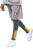 Ultra Game NFL Green Bay Packers Youth 2 Piece Leggings & Shorts Training Compression Set|Green Bay Packers