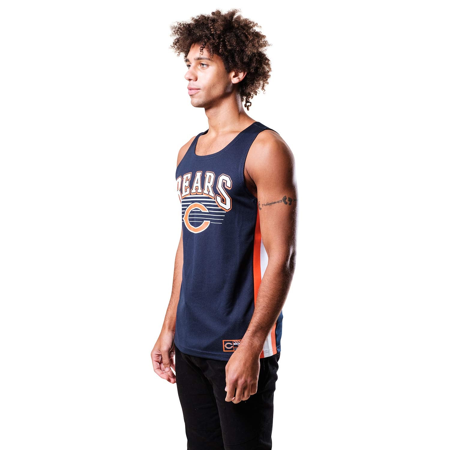 Ultra Game NFL Chicago Bears Mens Mesh Tank Top Shirt|Chicago Bears