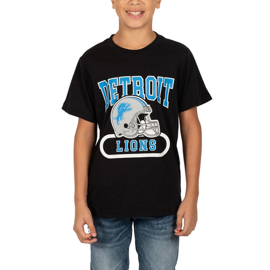 Ultra Game NFL Detroit Lions Youth Super Soft Game Day Crew Neck T-Shirt|Detroit Lions - UltraGameShop