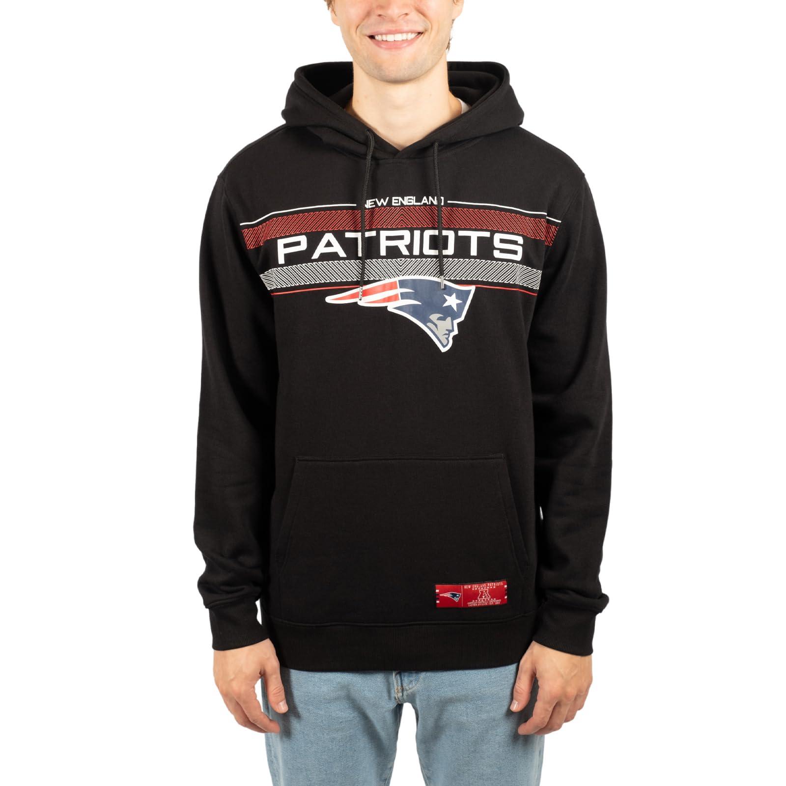 Ultra Game NFL New England Patriots Mens Super Soft Supreme Pullover Hoodie Sweatshirt|New England Patriots - UltraGameShop