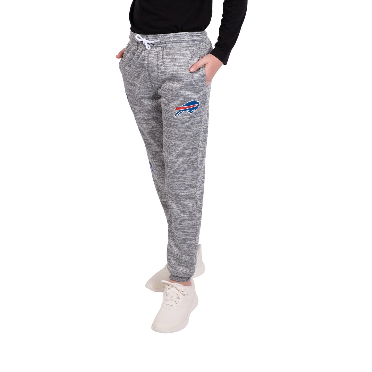 Ultra Game NFL Buffalo Bills Youth High Performance Moisture Wicking Fleece Jogger Sweatpants|Buffalo Bills - UltraGameShop