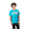 Ultra Game NFL Miami Dolphins Mens Game Day Button Down Baseball Mesh Jersey Shirt|Miami Dolphins