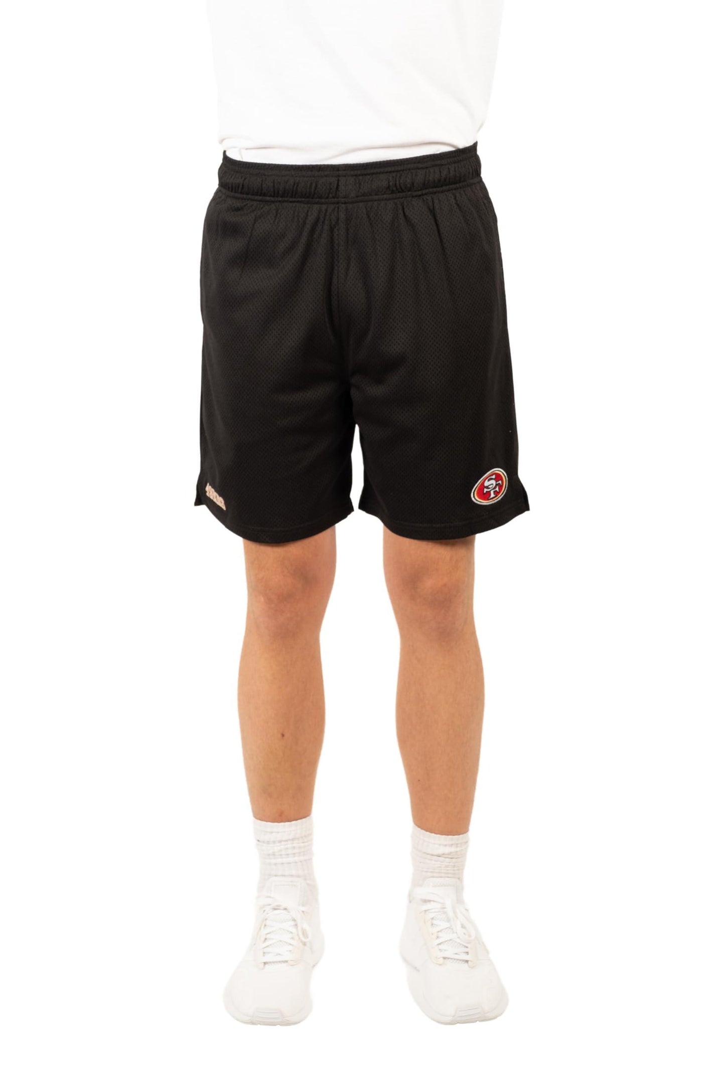 Ultra Game NFL San Francisco 49ers Mens 7 Inch Soft Mesh Active Training Shorts|San Francisco 49ers - UltraGameShop