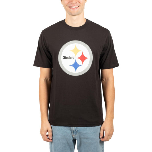 Ultra Game NFL Pittsburgh Steelers Mens Super Soft Ultimate Team Logo T-Shirt|Pittsburgh Steelers - UltraGameShop