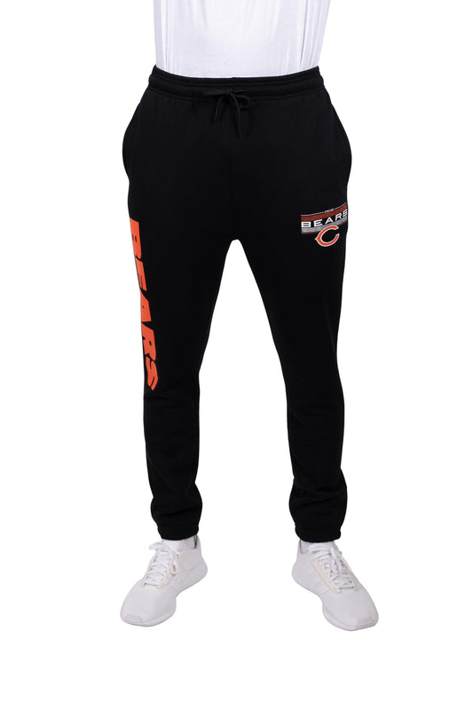 Ultra Game NFL Chicago Bears Mens Active Super Soft Fleece Game Day Jogger Sweatpants|Chicago Bears - UltraGameShop