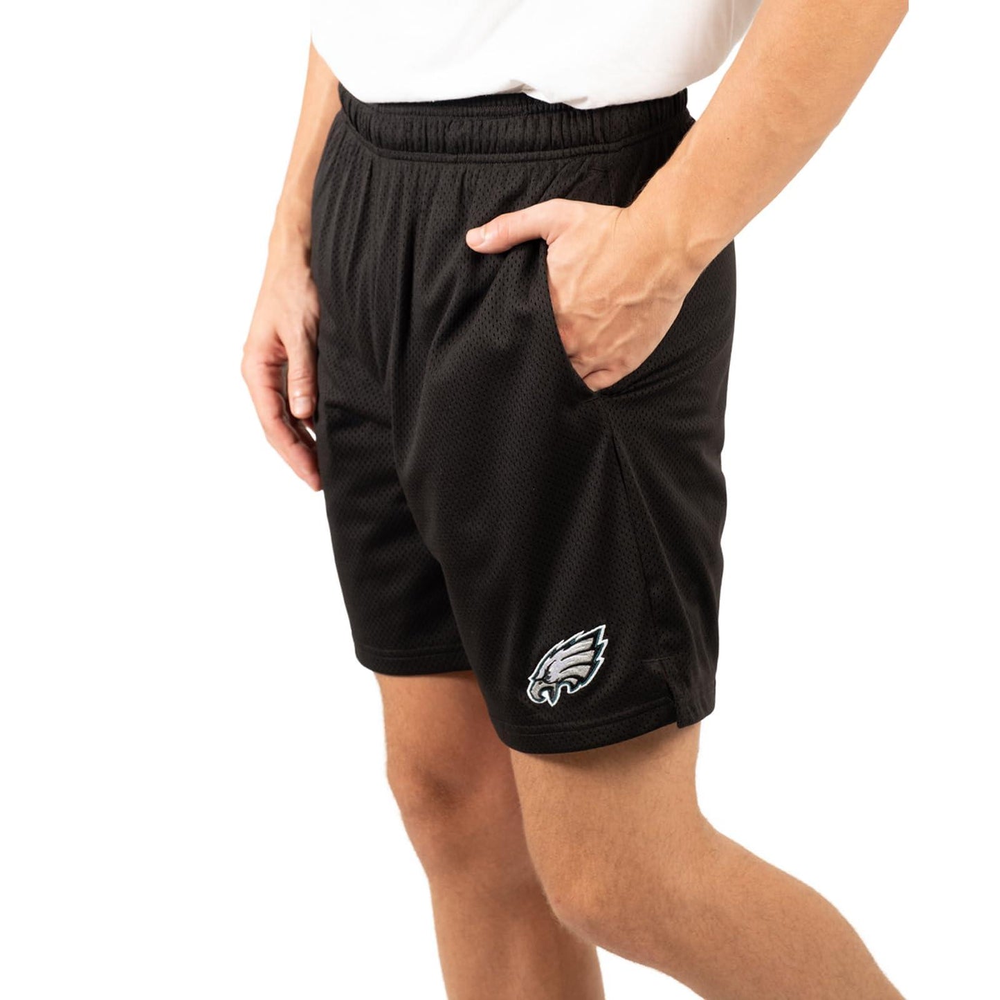 Ultra Game NFL Philadelphia Eagles Mens 7 Inch Soft Mesh Active Training Shorts|Philadelphia Eagles - UltraGameShop