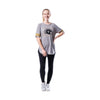 Ultra Game NFL New Orleans Saints Womens Super Soft Modal Vintage Stripe T-Shirt|New Orleans Saints - UltraGameShop