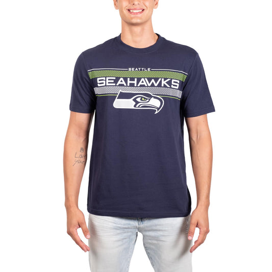 Ultra Game NFL Seattle Seahawks Mens Super Soft Ultimate Game Day Crew Neck T-Shirt|Seattle Seahawks - UltraGameShop