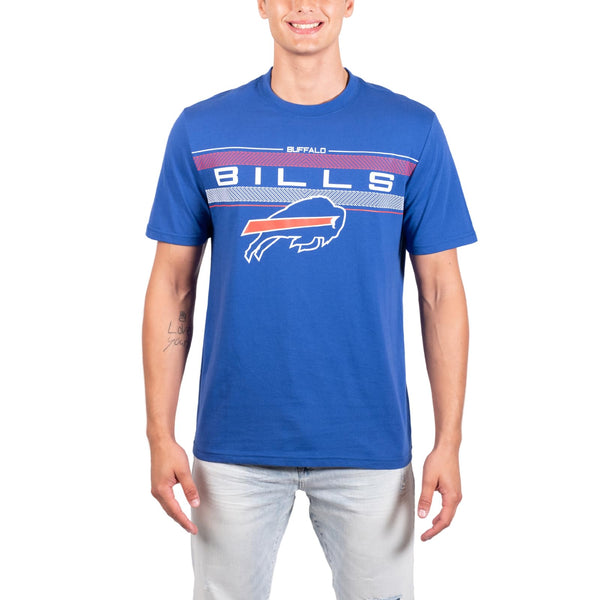 Ultra Game NFL Buffalo Bills Mens Super Soft Ultimate Game Day Crew Neck T-Shirt|Buffalo Bills