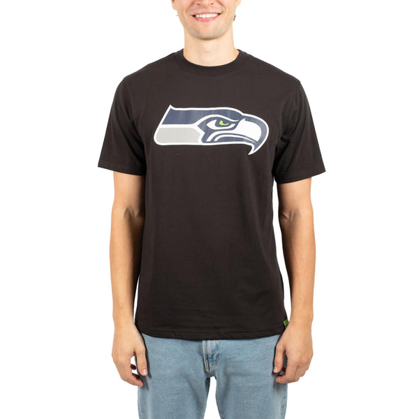 Ultra Game NFL Seattle Seahawks Mens Super Soft Ultimate Team Logo T-Shirt|Seattle Seahawks