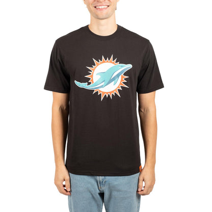 Ultra Game NFL Miami Dolphins Mens Super Soft Ultimate Team Logo T-Shirt|Miami Dolphins - UltraGameShop