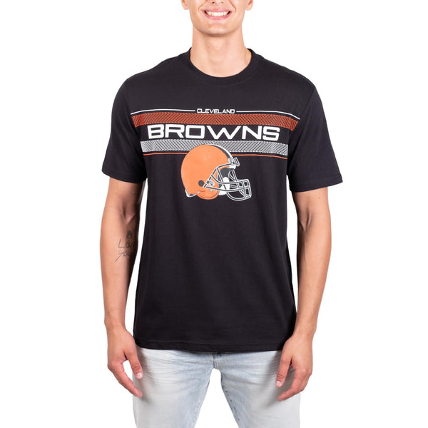 Ultra Game NFL Cleveland Browns Mens Super Soft Ultimate Game Day Crew Neck T-Shirt|Cleveland Browns