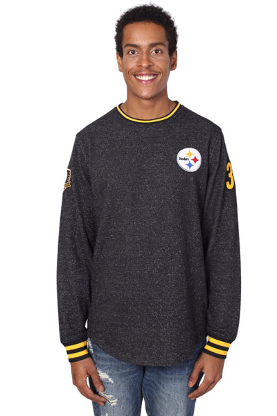 Ultra Game NFL Pittsburgh Steelers Mens Mens Soft Fleece Crew Neck Sweatshirt|Pittsburgh Steelers