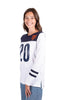 Ultra Game NFL Chicago Bears Womens Super Soft Raglan Vintage Baseball T-Shirt|Chicago Bears - UltraGameShop