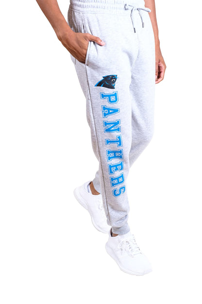 Ultra Game NFL Carolina Panthers Mens Super Soft Game Day Jogger Sweatpants|Carolina Panthers - UltraGameShop