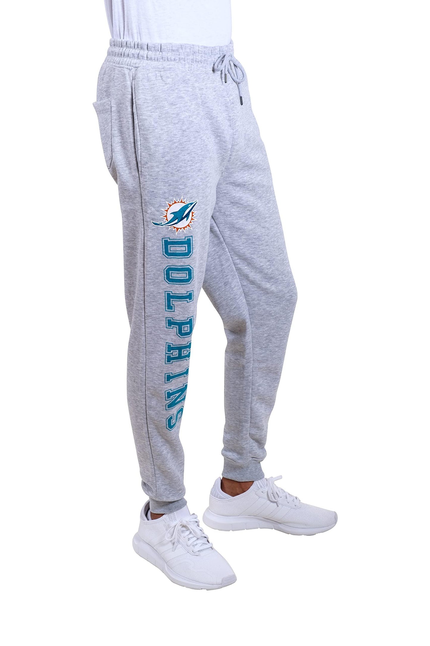 Ultra Game NFL Miami Dolphins Mens Super Soft Game Day Jogger Sweatpants|Miami Dolphins - UltraGameShop