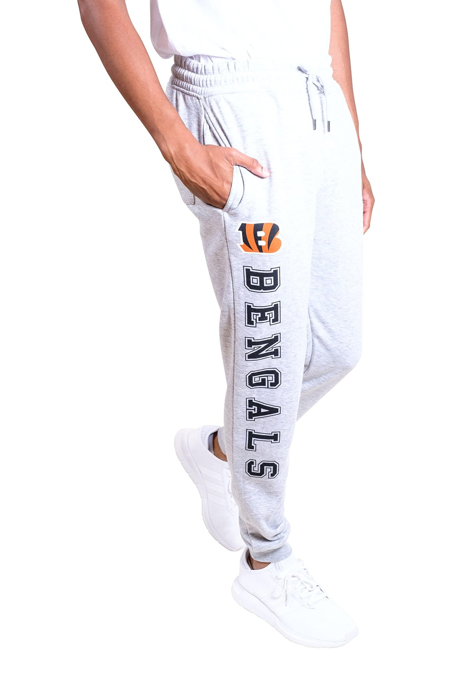 Ultra Game NFL Cincinnati Bengals Mens Super Soft Game Day Jogger Sweatpants|Cincinnati Bengals - UltraGameShop